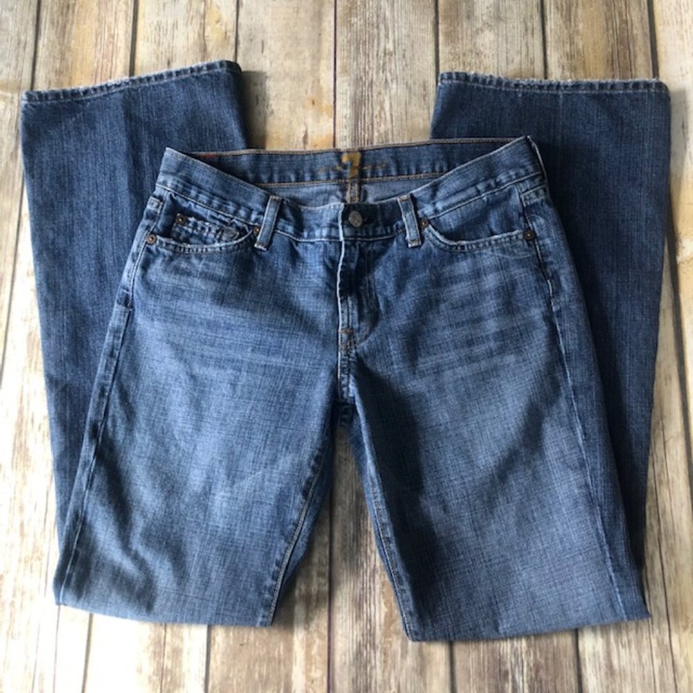 7 FOR ALL MANKIND FLARE JEANS SIZE 30